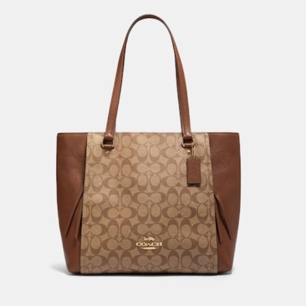 NWT COACH Signature Marlon Tote